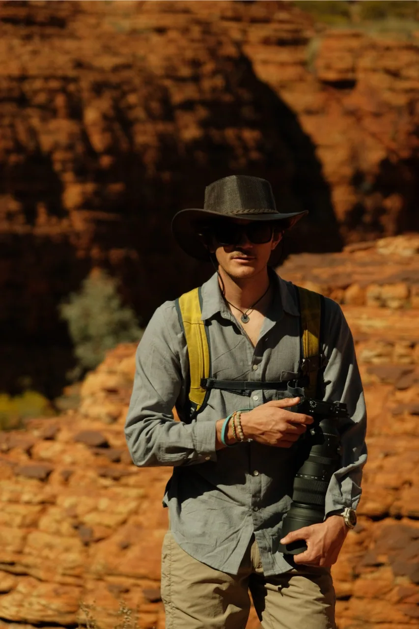 Cowboy in the Kings Canyon
